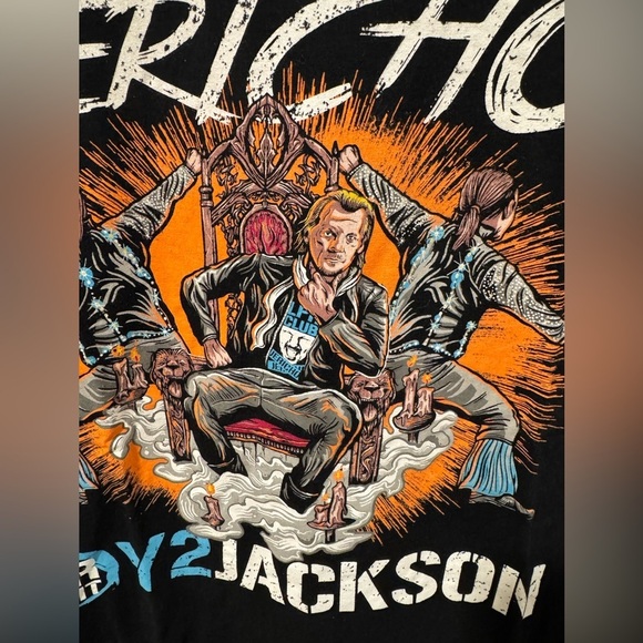 Bucks of Jericho Y2 Jackson Pro Wrestling T-Shirt - Officially Licensed T-Shirt - Picture 4 of 7